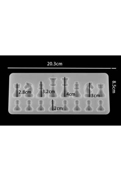 epoksi kalıpları Epoksi Satranç Kalıbı - 3