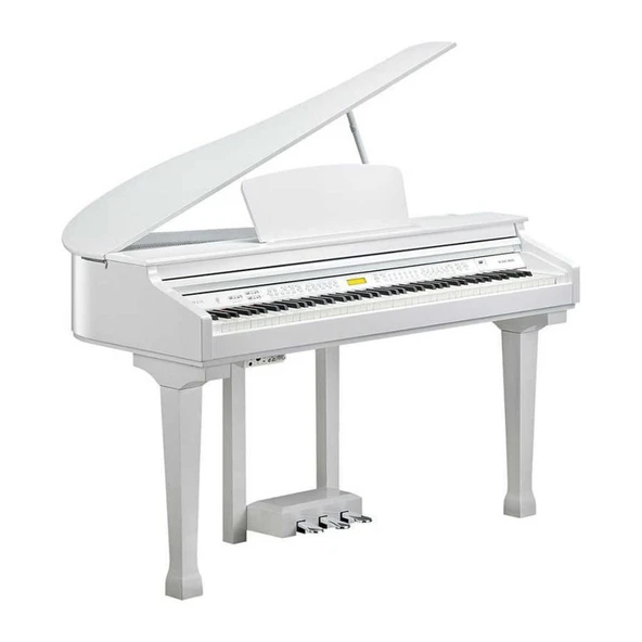 Kurzweil KAG100 Parlak Beyaz Kuyruklu Dijital Piyano - 2