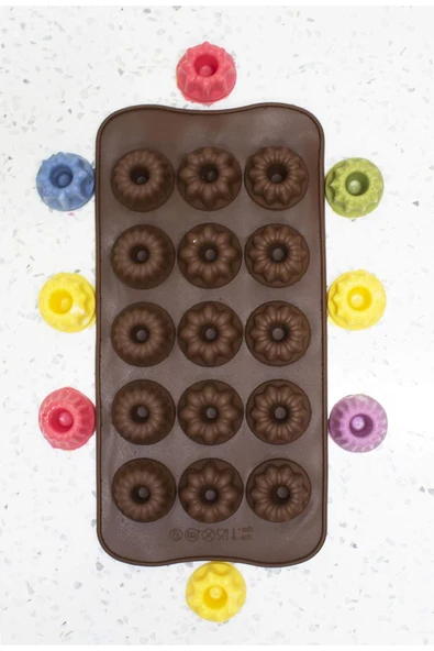 Siliko World Silikon Çikolata Jöle Buz Kalıbı - 2