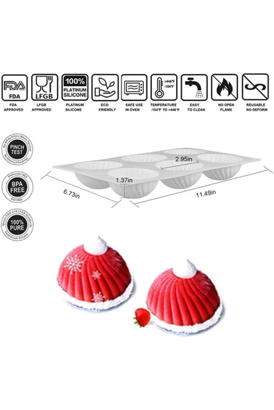 Siliko World Silikon Kek Kalıbı & Sabun Ve Mum Kalıbı - 3