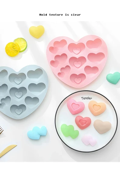 Siliko World Silikon Çikolata Kalıbı Sabun Kalıbı Ve Mum Kalıbı Silikon Kalıp