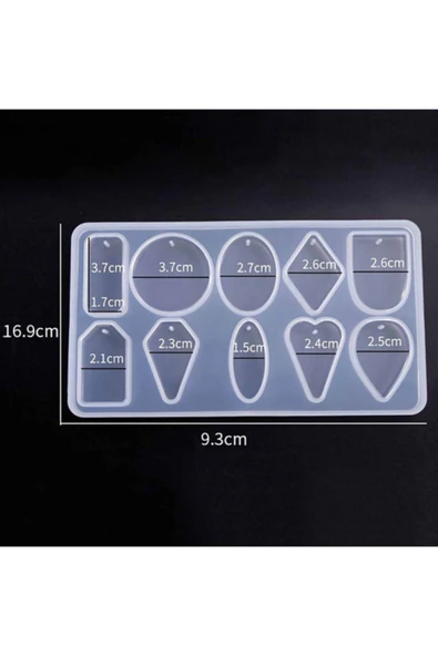 epoksi kalıpları Epoksi Kolye Kalıbı - 2