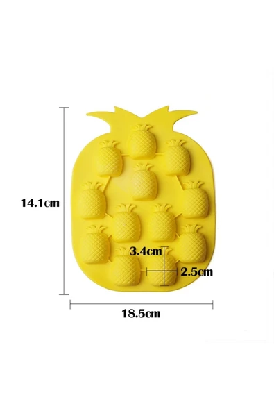 Siliko World Çikolata Epoksi Sabun Mum Jelibon Şeker Hamuru Silikon Kalıp - 7