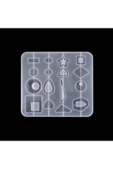 Siliko World Epoksi Silikon Çoklu Küpe Kalıbı - 5