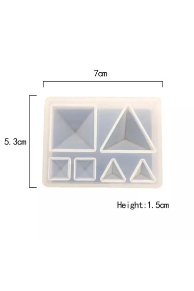 Siliko World Silikon Epoksi Çoklu Kolye Ve Küpe Kalıbı - 3