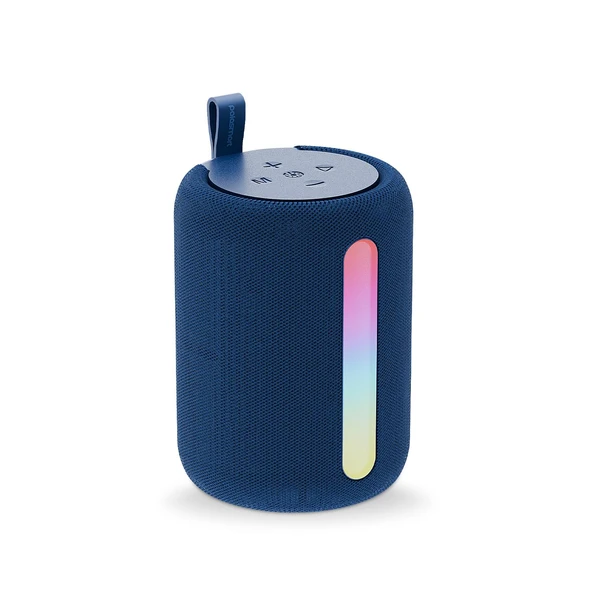 Polosmart PBS228 Işıklı Taşınabilir Kablosuz Bluetooth Speaker Hoparlör 1200 mAh Navy