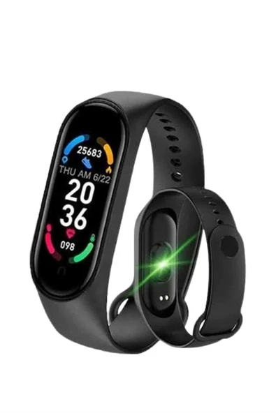 Akıllı Bileklik Android ve İOS Uyumlu Bildirim ve Çağrı Görme Spor Takibi - Resim 3