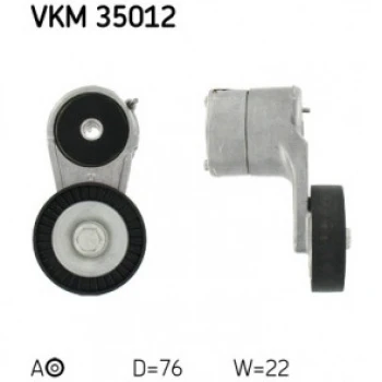 Opel Alternator Gergi Rulmanı (kutuklu) Astra F G H Combo Corsa B C Zafıra Vectra C 1.4 1.6 1.8i 1.8 16v - Skf Vkm 35012 ürün görseli