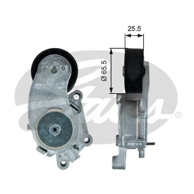 Volvo Alternator Gergi Rulmanı (volvo:s40 1.6d 04 11 / S80 11 18 / V40 13 V50 1.6d 10 12 / V60 1.6d 11 15) - Gates T39379 - Resim 1