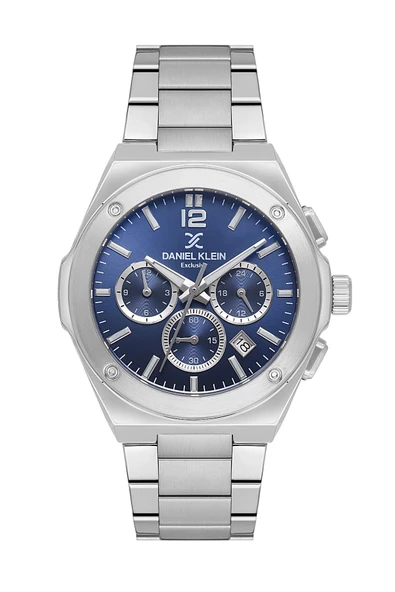 DK.1.14010-8 Tüm Fonksiyonları Aktif Metal Kordon Metal Kasa 3 ATM Suya Dayanıklı Metal Kordon