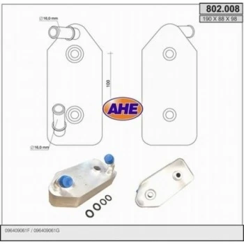 Vag Yag Sogutucu A3 Cordoba İbiza III Leon Toledo II Octavıa Bora Golf IV Jetta Aeh Akl Apf Asz Ahm Auy - Brom Vw5014 - Resim 2