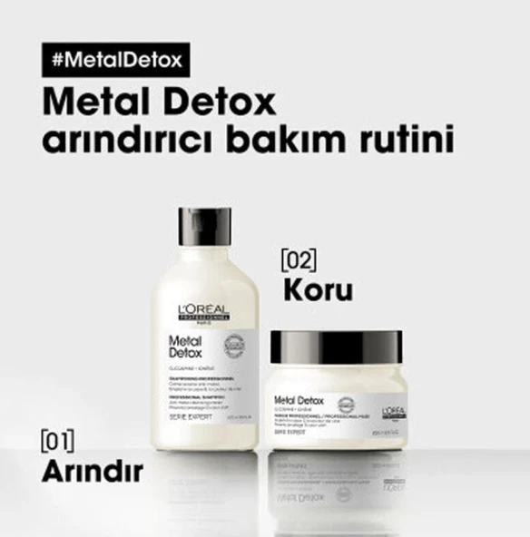 Loreal Professionnel Metal Detox İşlem Görmüş ve Yıpranmış Saçlar İçin Arındırıcı Şampuan 500 Ml - 5