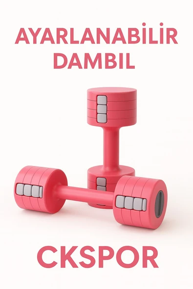 Ayarlanabilir Dambıl Seti 2×2,5 Kg Ayarlanabilir Ağırlık – Spor & Fitness Aleti 4'ü 1 Arada - 2