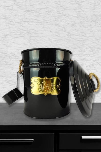 Digithome Çok Amaçlı Kapaklı Saklama Kabı 5 Lt Siyah – 900 – HYT C1-1-156 - 2