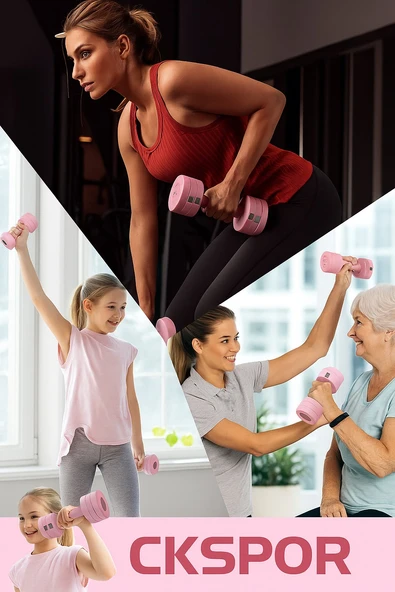 Ayarlanabilir Dambıl Seti 2×2,5 Kg Ayarlanabilir Ağırlık – Spor & Fitness Aleti 4'ü 1 Arada - 6