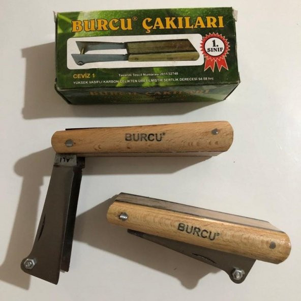 Çift Ağızlı Ceviz İçin Burcu Aşı Bıçağı Çakısı - 5