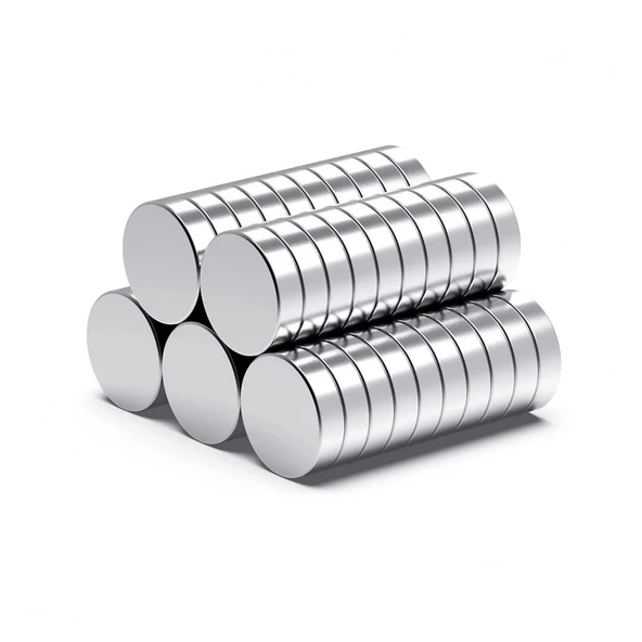 1 Adet 10x2mm Yuvarlak Neodyum Mıknatıs Güçlü Magnet Nikel Kaplamalı - 3