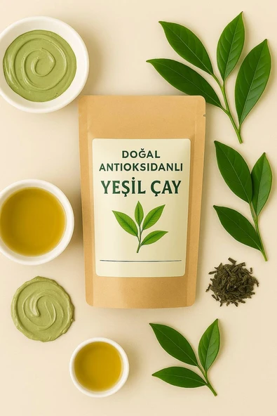 BlackSea Organics Yeşil Çay 100 gr  Güzellik ve Sağlık İçin Detox  Cilt Bakımı Çayı - 4