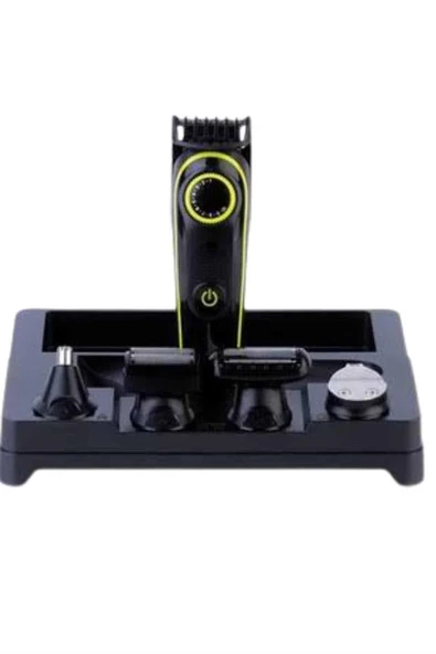 Saç Sakal Vücut Tıraş Makinesi 5in1 Kablosuz Burun Kulak Tıraş Makinesi - 3