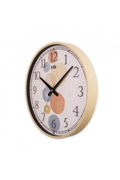 Digithome Simplex Yaz Dört Mevsim Dekoratif Duvar Saati 37.5cm Renkli K-SIMPLEX-YAZ C320.230 - 3
