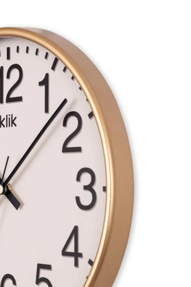Digithome Venüs Minimalist Duvar Saati 26cm Gold K-VENUS-GOLD C320.230 - 3