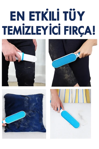 Sihirli 2’li Set Tüy ve Kıl Toplayıcı  Evcil Hayvan Sahiplerinin Kurtarıcısı - 2