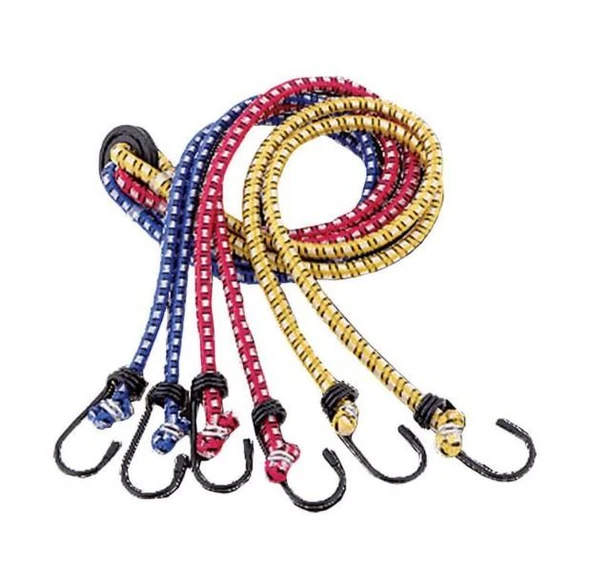 TEX 2040 Geniş Kancalı Oto Araç Araba Bagaj Lastiği Bisiklet Sabitleme Yük Taşıma Kancalı Lastik 3LÜ