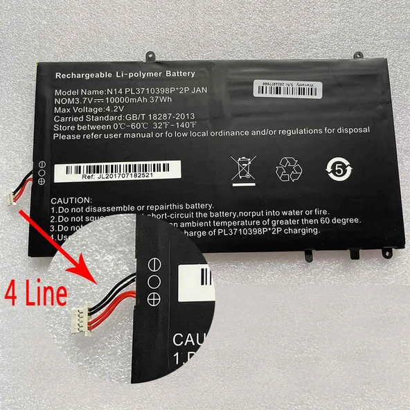 2. EL N14 PL3710398P 2P 4 PİN BATARYA