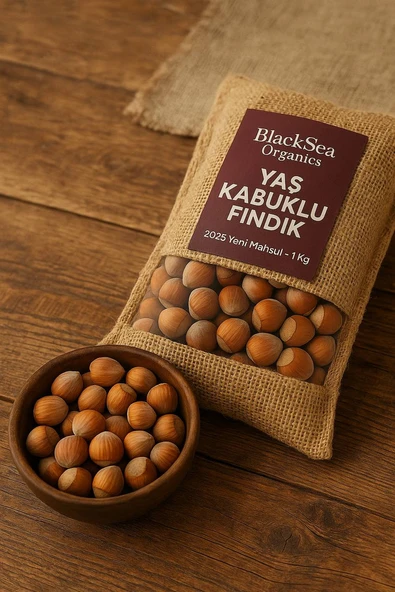 BlackSeaOrganics BlackSea Organics 2025 Yeni Mahsul Kabuklu Fındık 1 Kg - 2
