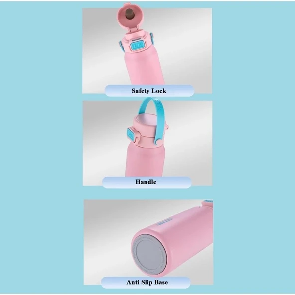 Dodge Çelik Termos Matara 580Ml Mor - 11