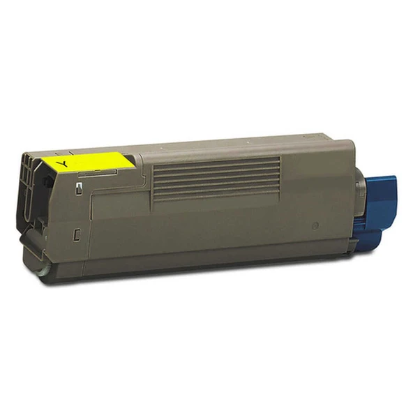 Oki C5550-43324441 Sarı Muadil Toner - Resim 2