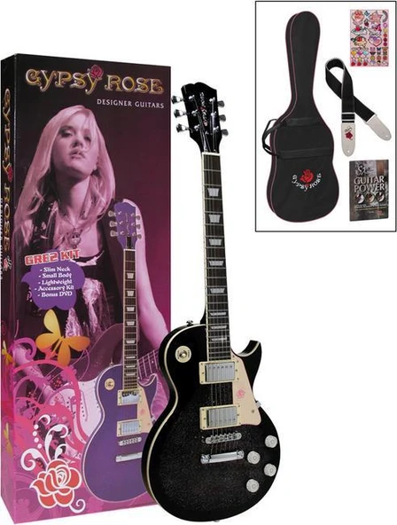 VALENCIA GRE2KCBK ELEKTRO GİTAR GYPSY ROSE SET ürün görseli