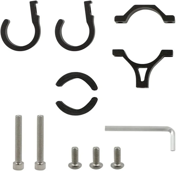 Sarissa 2147 Bisiklet Elektrikli Motosiklet Ve Scooter Alüminyum Gidona Takılan Taşıma Kancası - Resim 7