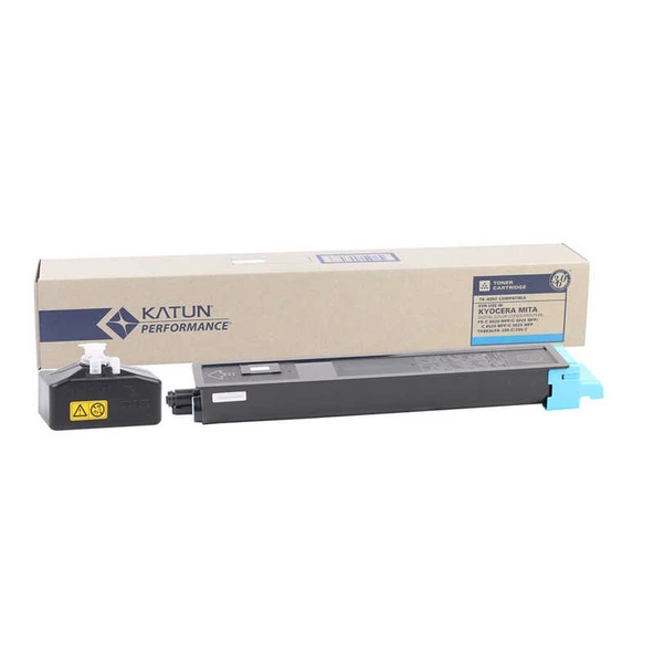 Kyocera TK-895-1T02K0CNL0 Mavi Katun Muadil Toner - Resim 2