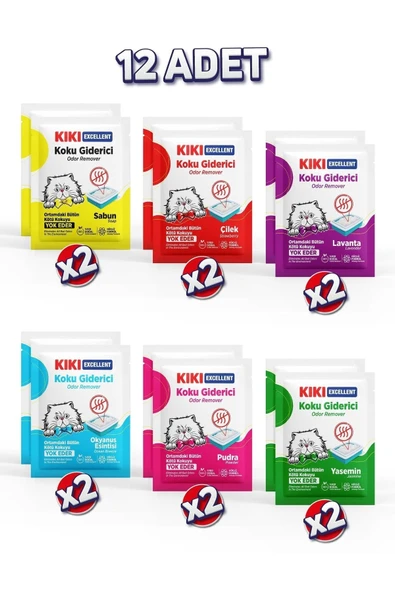 Kedi Koku Giderici 2'li 6 Model 25 Gr. 12 Adet Kc207m12 ürün görseli 1