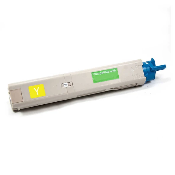 Oki C3300-43459345 Sarı Yüksek Kapasiteli Muadil Toner - Resim 2