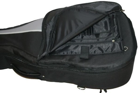 ELEKTRO GİTAR KILIFI 30mm PAD,SİYAH-ZEYTİN YEŞİLİ - Resim 2