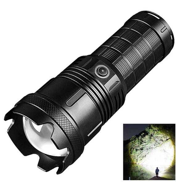 GP-291 20000 Lümen Lazer Etkili Profesyonel El Feneri Zoomlu - 5 Mod (Geceyi Gündüze Çevirir ) ürün görseli