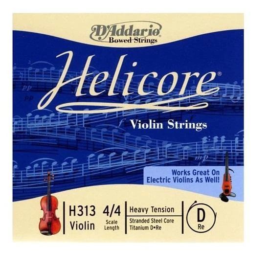 DADDARIO H313H KEMAN TEK TEL, HELICORE, 4/4, D-(RE), HEAVY ürün görseli