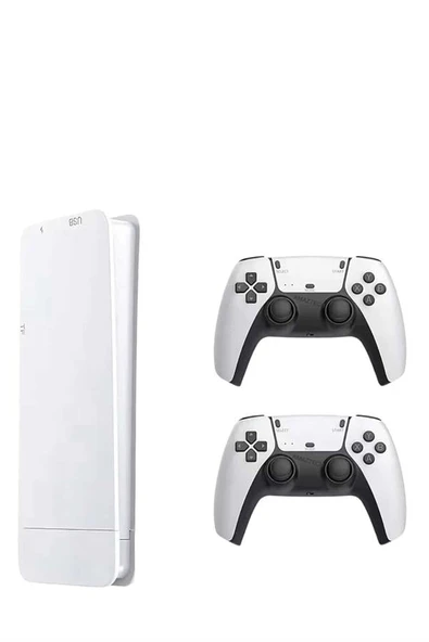 Game Box 3D Çift Oyun Kollu 4K HD Ekran 20000'den Fazla Oyun Seçeneği 2.4G Kablosuz - 4