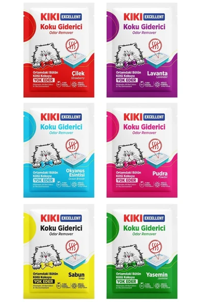 Kedi Koku Giderici 2'li 6 Model 25 Gr. 12 Adet Kc207m12 - Resim 2