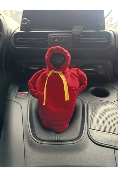 DesingONB Oto Vites Kapşonu Araç Vites Kıyafeti Poları Kırmızı Tüm Araçlara Uyumlu ürün görseli