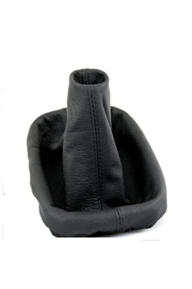 DesingONB Mercedes Clk W209 2002 Ve Sonrası Uyumlu Vites Körüğü Siyah Deri Siyah Dikiş - Resim 3