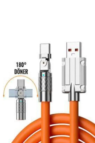 3 İn 1 Süper Hızlı Şarj Kablosu Android ve İOS Uyumlu Silikon Şarj Kablosu - 1