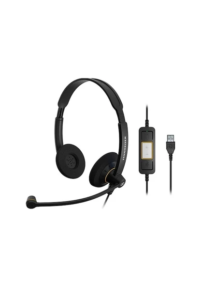 Sennheiser SC 60 USB ML Kablolu Çağrı Merkezi Kulaklığı