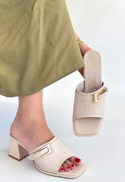 Ziva Bej Cilt Topuklu Terlik ürün görseli