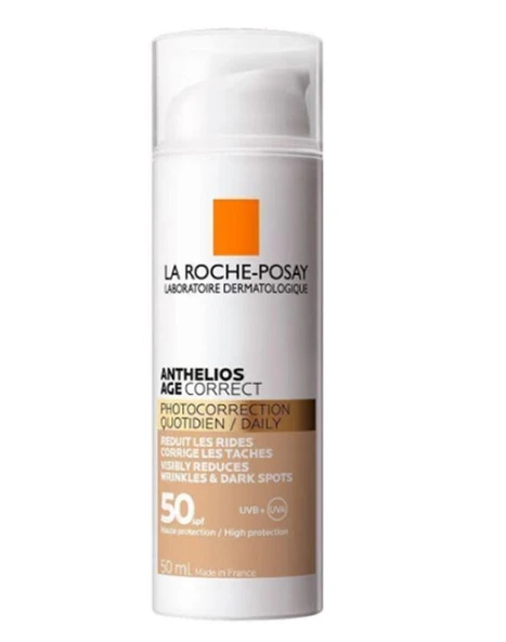 La Roche Posay Anthelios Age Correct Spf 50 Renkli Güneş Kremi 50 Ml