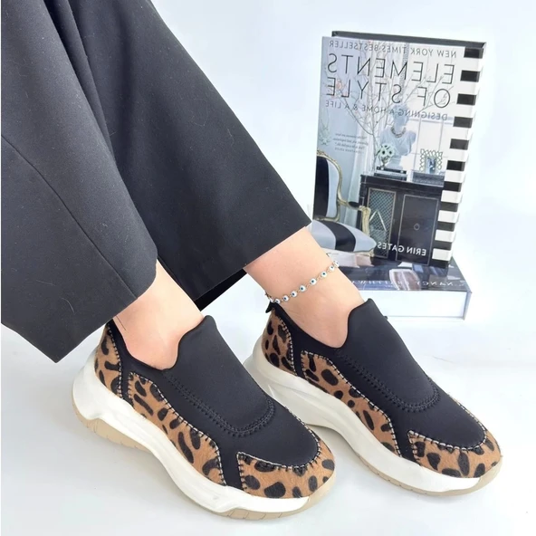 Kendy Leopar Nubuk Spor Ayakkabı - 4