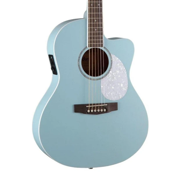 CORT JADE CLASSIC SKOP ELEKTRO AKUSTİK GİTAR, SKY BLUE OPEN PORE - Resim 2
