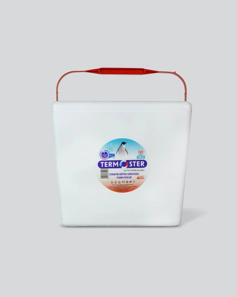 Kilitli Termoster Strafor Köpük Soğutucu 10 Lt - 2